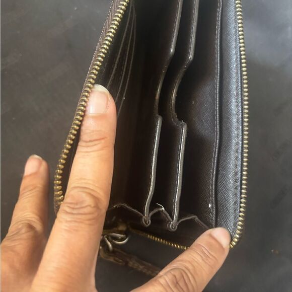 Michael Kors Wallet logo purse if wallet wristlet small purse handbag checkbook - Picture 4 of 6